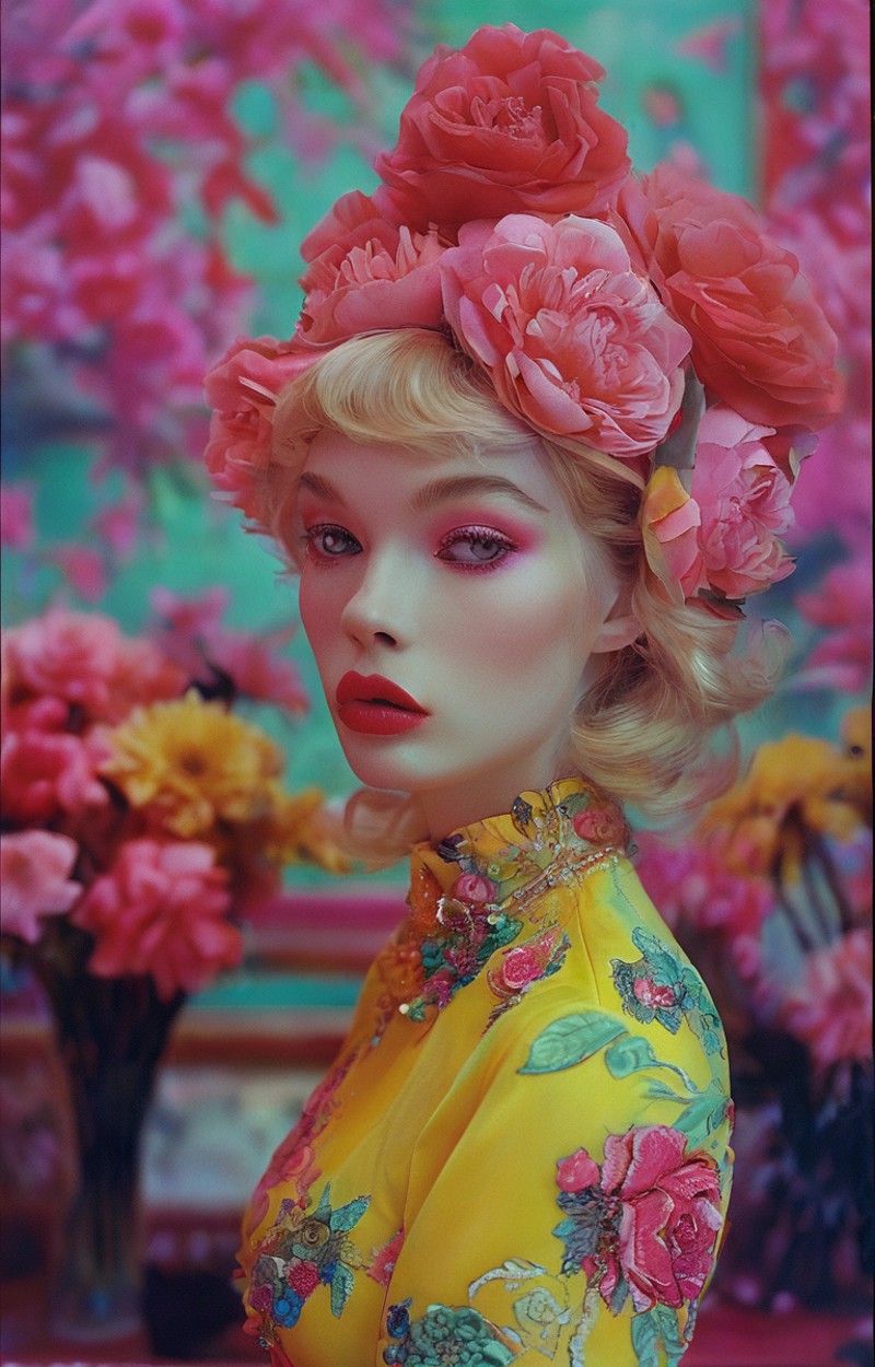 masterpiece,best quality,<lora:tbh154-sdxl:1>,illustration,style of Miles Aldridge, animals